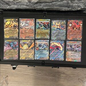 Pokemon EX lot of 10 Holo Trading Cards from Random Sets M/NM